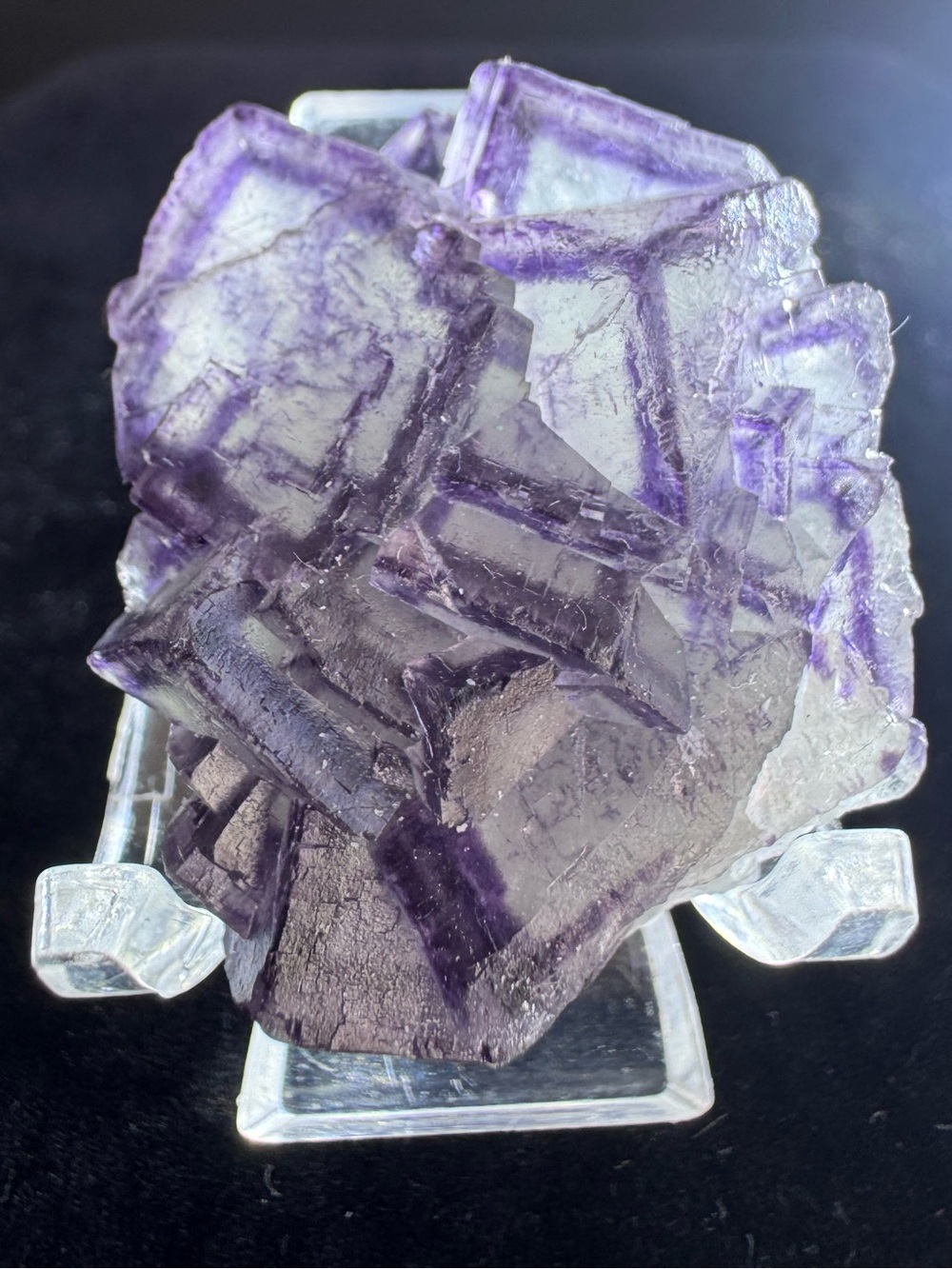 Flourite Purple Edge Huanggangliang Mine- Inner Mongolia - Picture 3 of 9